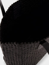 Dragon Diffusion Black Woven Leather Shoulder Bag