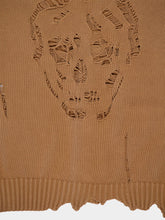 Alexander McQueen Distressed Skull Knitted Cardigan