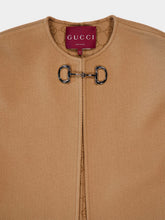 Gucci Light Brown Wool Cashmere Cape