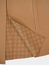 Gucci Light Brown Wool Cashmere Cape
