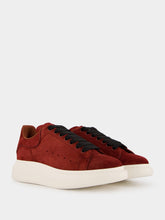 Alexander McQueen Red Oversized Retro Sneakers