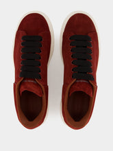 Alexander McQueen Red Oversized Retro Sneakers