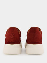 Alexander McQueen Red Oversized Retro Sneakers
