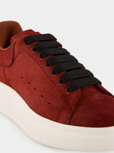 Alexander McQueen Red Oversized Retro Sneakers