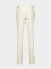 Boglioli White Classic Fit Trousers