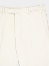 Boglioli White Classic Fit Trousers