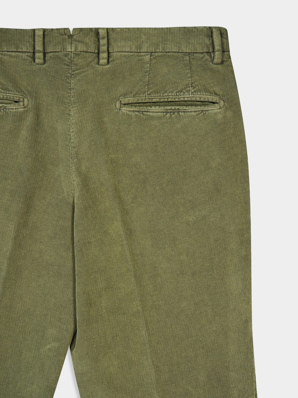 Green Classic Fit Trousers