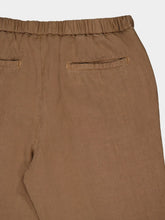 Boglioli Sand Tailored Linen Trousers