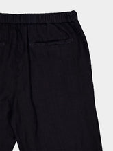 Boglioli Navy Blue Linen Trousers