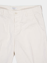 Boglioli White Regular Fit Cotton Trousers