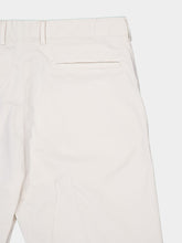 Boglioli White Regular Fit Cotton Trousers