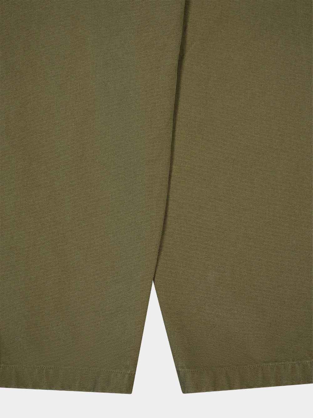 Olive Green Wide-Leg Pants