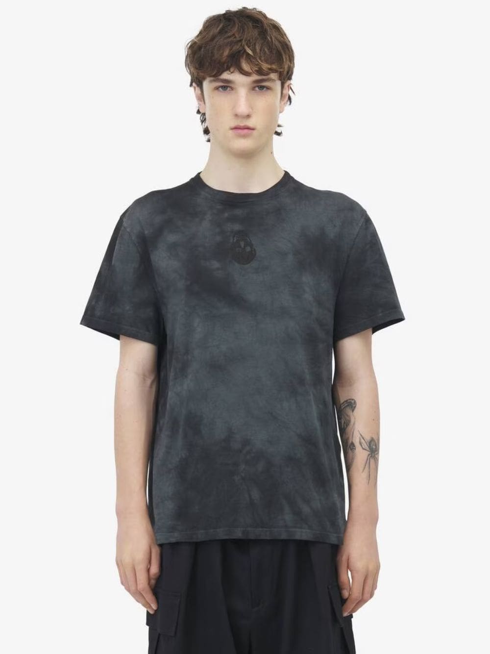 Men's Black Washed Dye T-Shirt