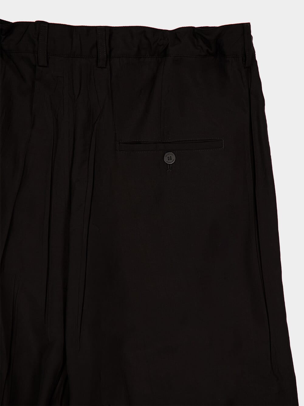 Black Fluid Tailored Pants