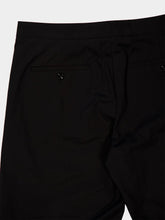 Alexander McQueen Black Straight-Fit Trousers with Belt