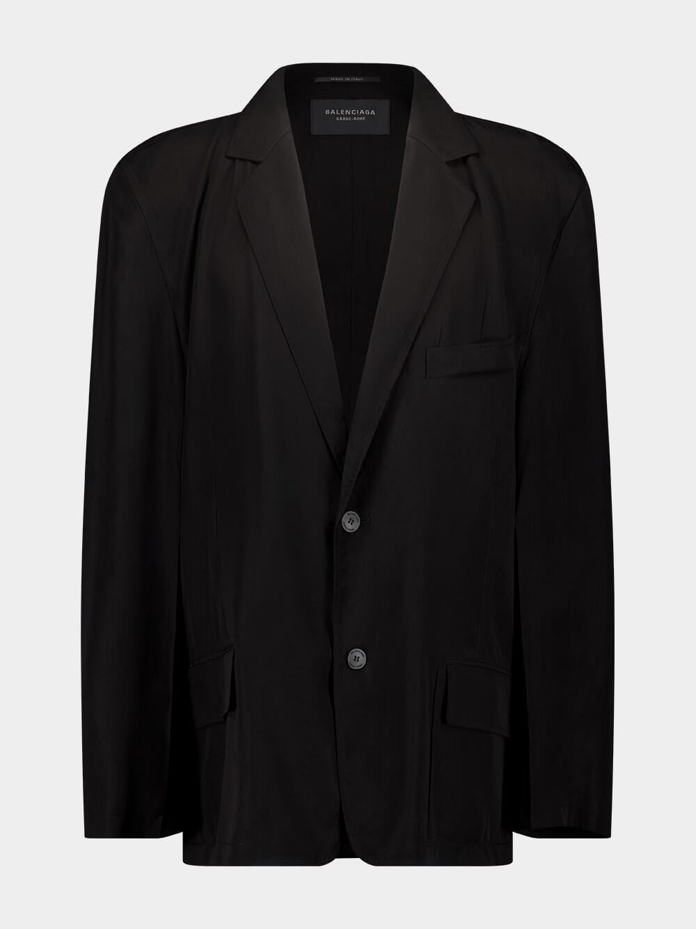 Black Single-Breasted Jacket