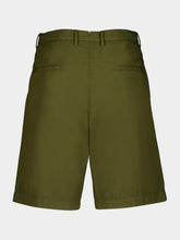 Boglioli Khaki Cotton Bermuda Shorts