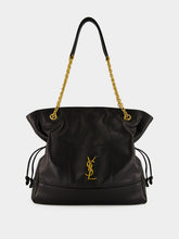 Saint Laurent Black Jamie Shopping Bag in Lambskin