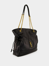 Saint Laurent Black Jamie Shopping Bag in Lambskin