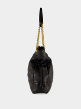 Saint Laurent Black Jamie Shopping Bag in Lambskin