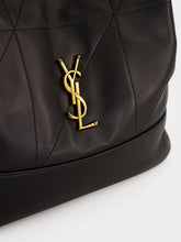 Saint Laurent Black Jamie Shopping Bag in Lambskin