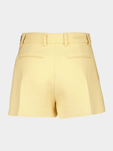 Gucci Light Yellow Wool Crêpe Shorts