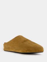 Balenciaga Brown Alaska Suede Slippers