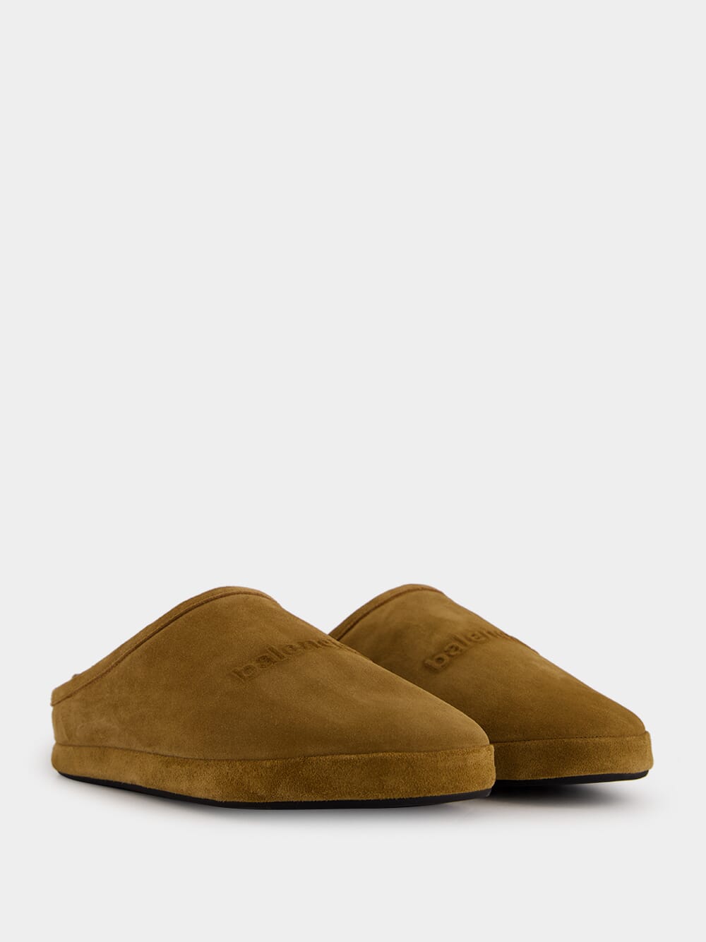 Brown Alaska Suede Slippers