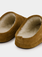 Balenciaga Brown Alaska Suede Slippers
