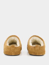 Balenciaga Brown Alaska Suede Shearling Slippers