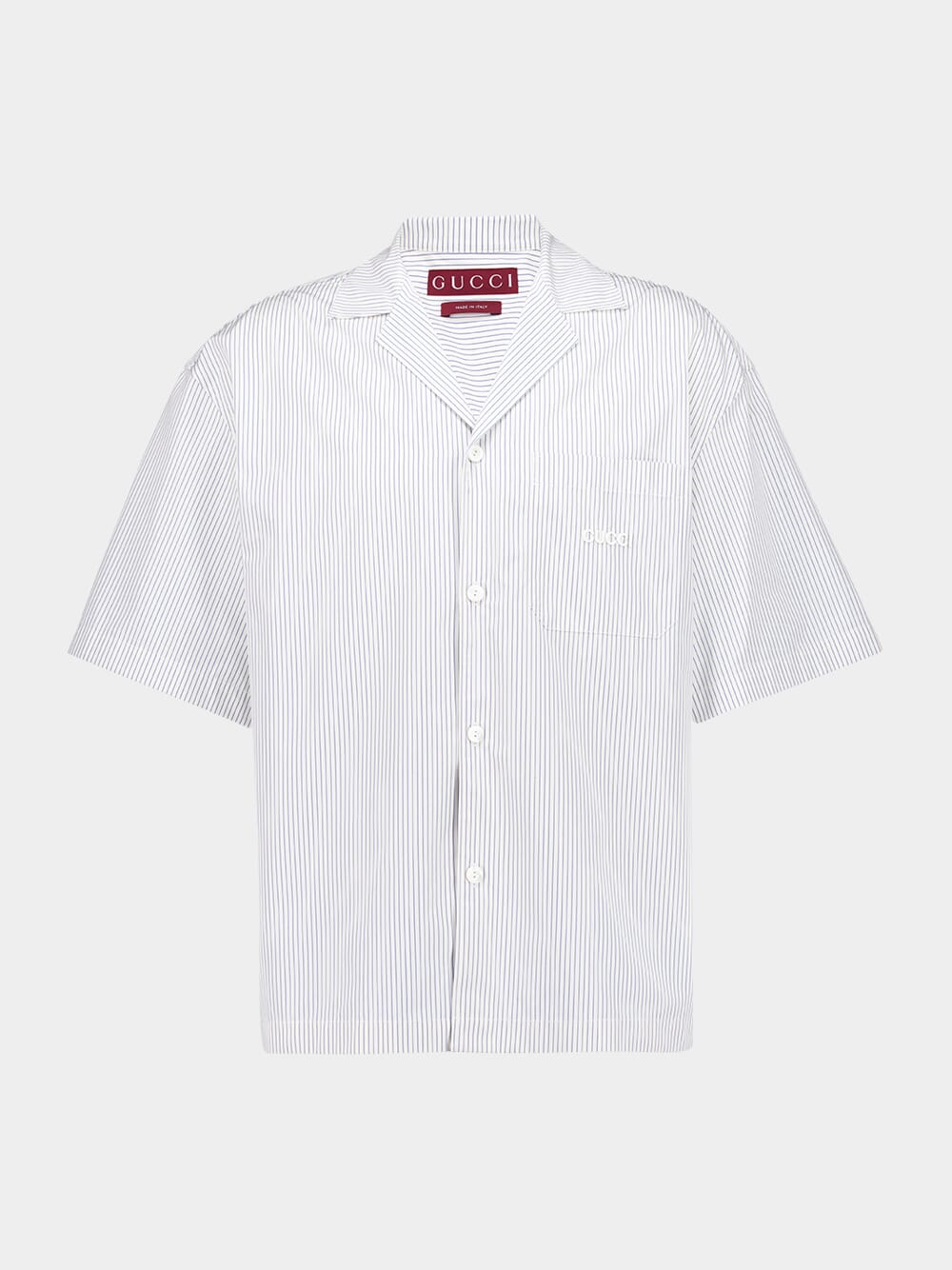 White Striped Cotton Shirt