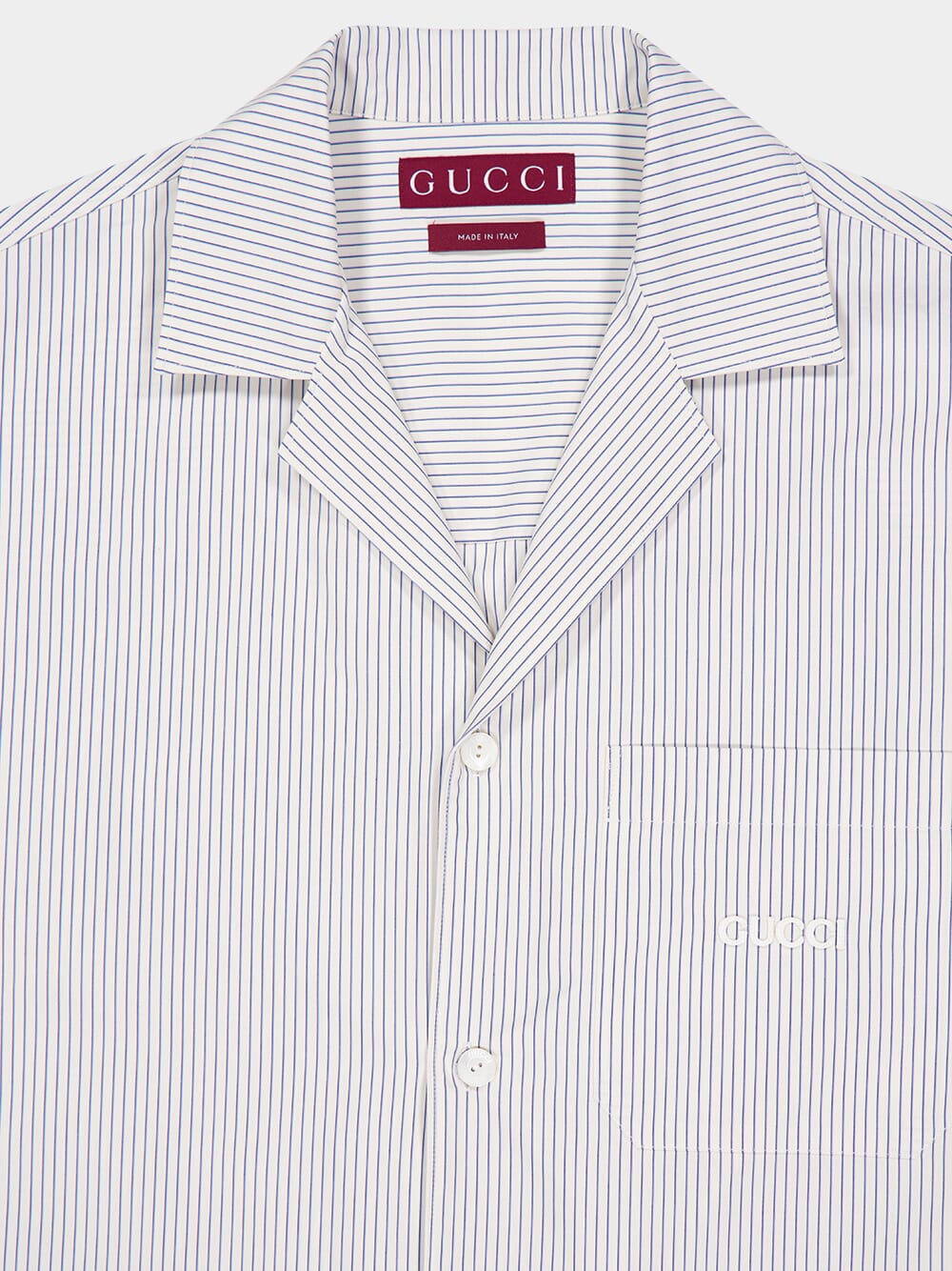 White Striped Cotton Shirt