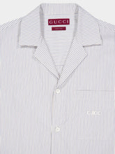 Gucci White Striped Cotton Shirt