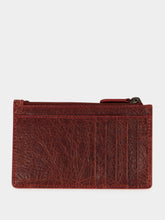 Balenciaga Berry Red Le City Long Coin and Card Holder