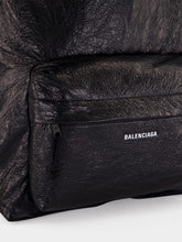 Balenciaga Black Explorer Leather Backpack
