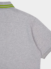 Gucci Grey Mélange Cotton Piquet Polo Top