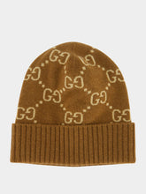 Gucci Havana Brown and Beige Nuancie Cashmere Beanie