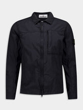 Stone Island Two-Way Zip Black Overshirt