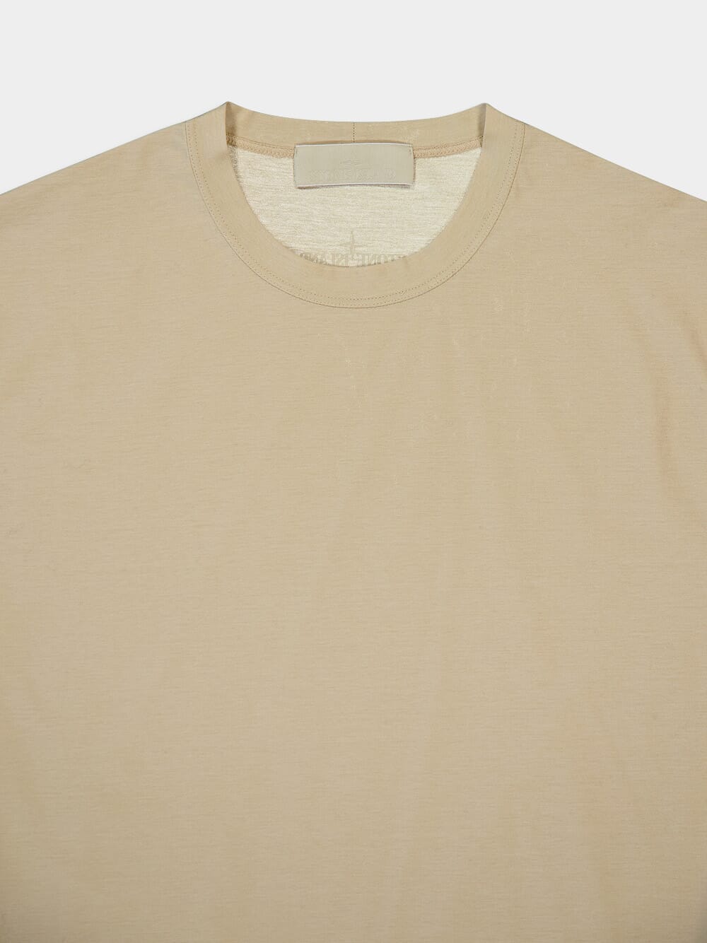 Beige Ghost Cotton T-Shirt