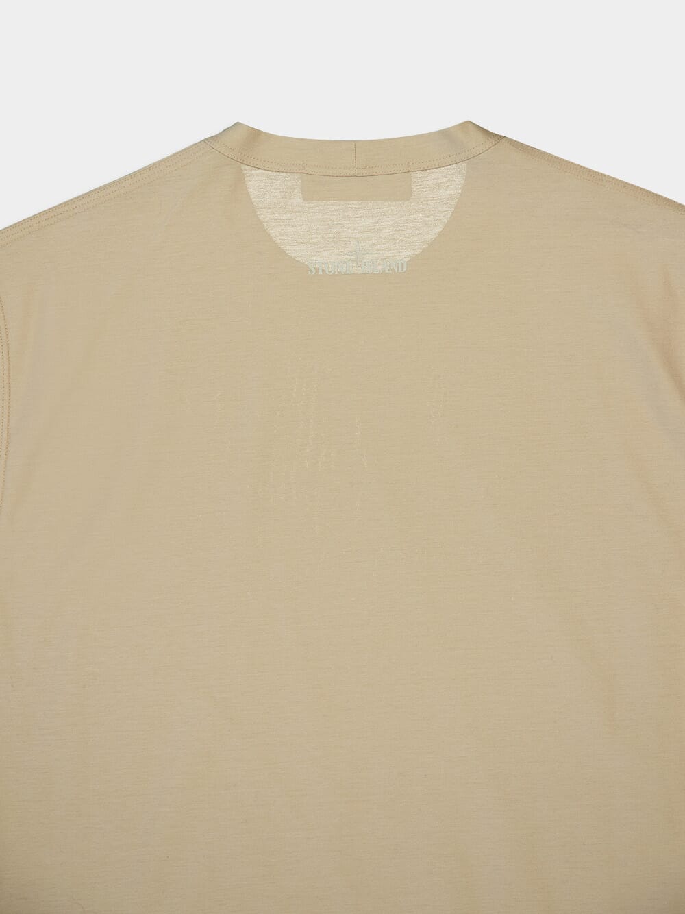 Beige Ghost Cotton T-Shirt