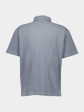 Stone Island Grey Logo Embroidery Polo Shirt