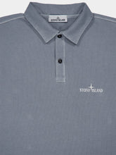 Stone Island Grey Logo Embroidery Polo Shirt