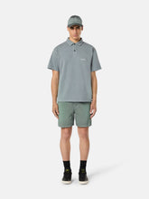 Stone Island Grey Logo Embroidery Polo Shirt