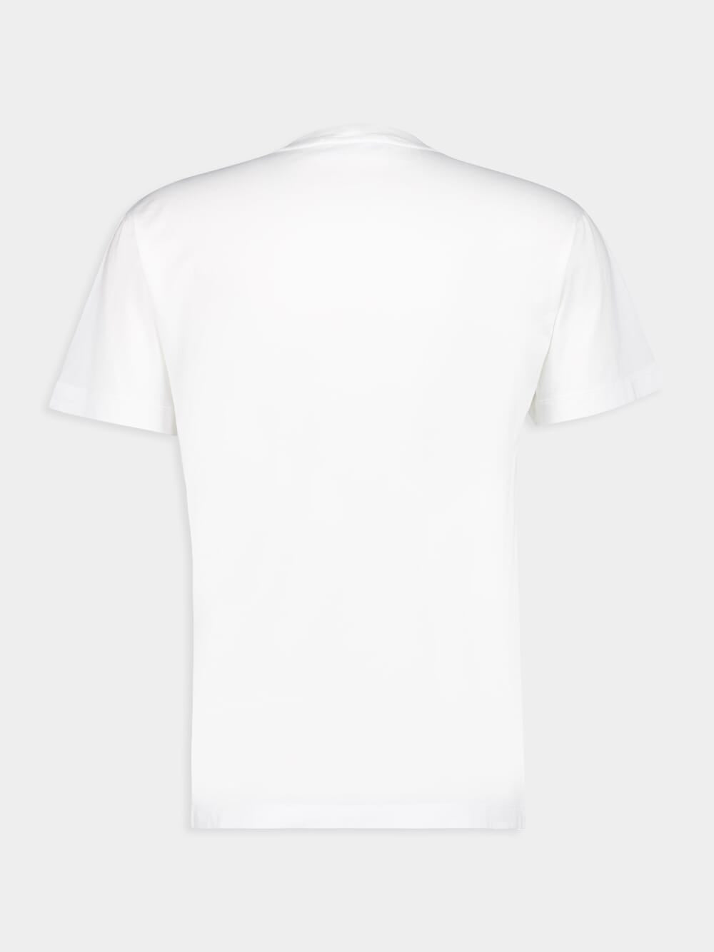 White Slim Fit Cotton T-Shirt