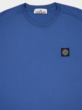 Stone Island Avio Blue Slim Fit Short Sleeve T-Shirt