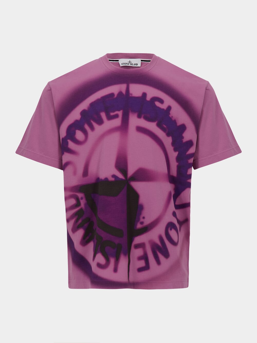 Onion Rose T-Shirt with 'Gradient Compass' Print