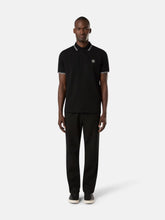 Stone Island Black Slim Fit Polo Shirt