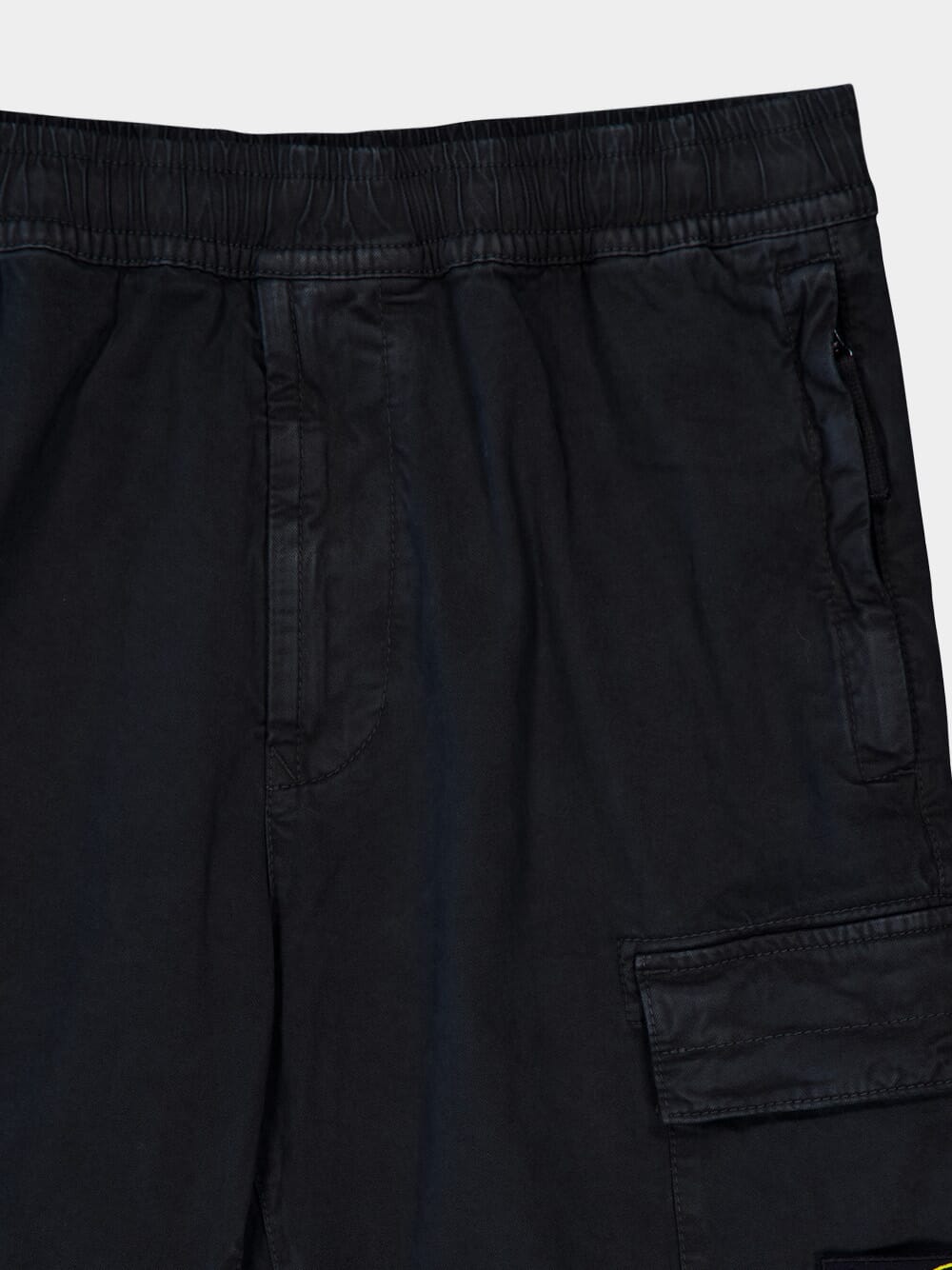 Black Regular Tapered Fit Cargo Pants