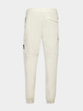 Stone Island Cream Regular Tapered Fit Cargo Pants