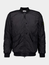 Stone Island Black Wind-Resistant Bomber Jacket